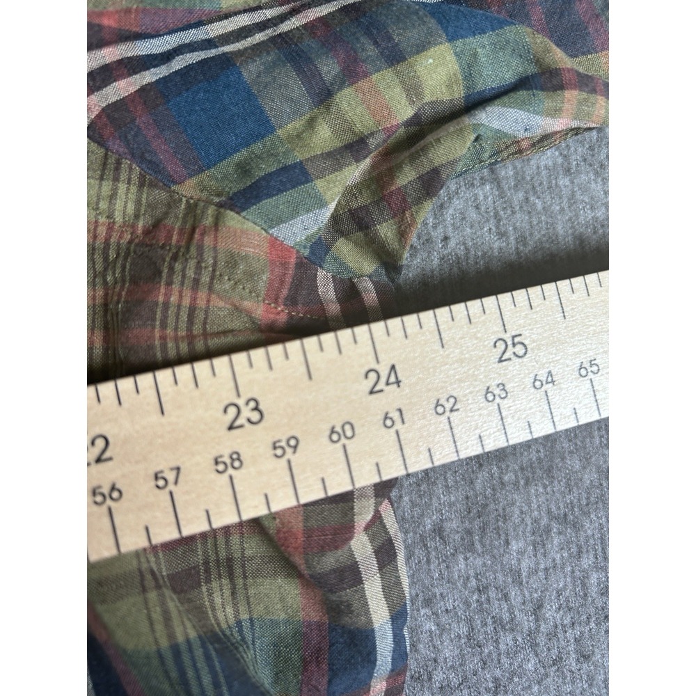 Polo Ralph Lauren Men's XL Multicolor Plaid Check Long Sleeve Button Up Shirt - Picture 5 of 6
